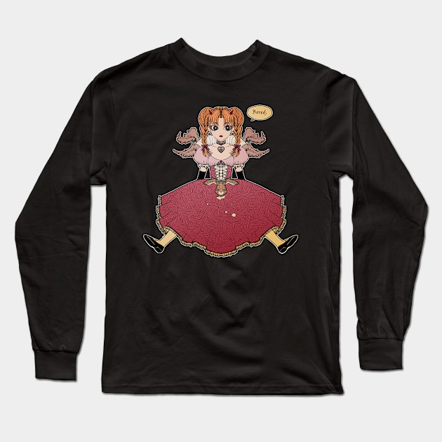 The Princess is Bored Long Sleeve T-Shirt by TheCrunchyCookie